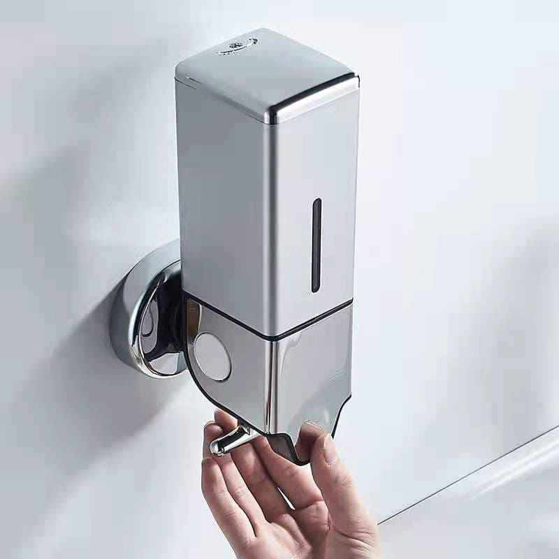 Dispenser de Sabonete Quadrado 500ml Em Acrílico