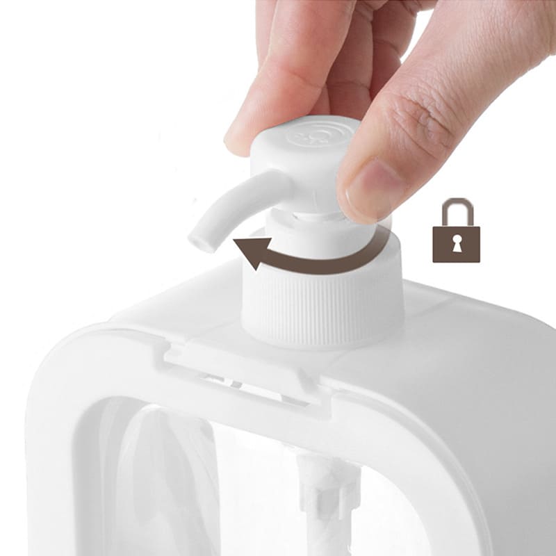 Dispenser de Sabonete Transparente 300ml e 500ml Elegante