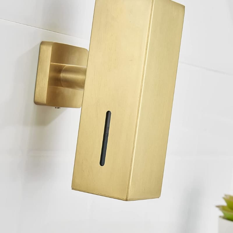 Dispenser de Sabonete Aço Inox Dourado 250ml