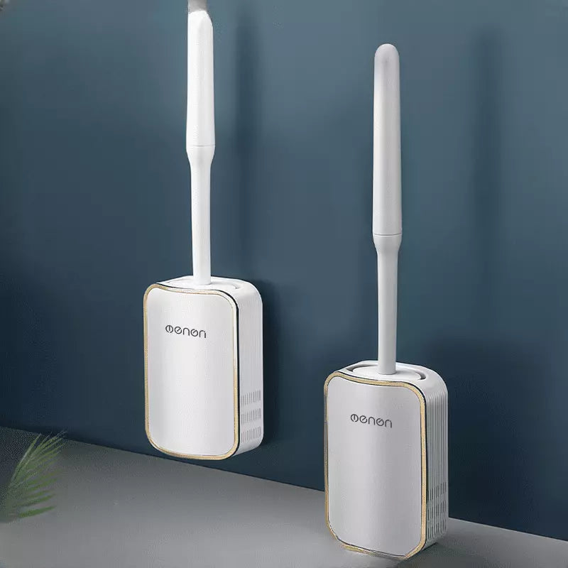 Escova Sanitária em Silicone com Suporte Suspenso Moderno