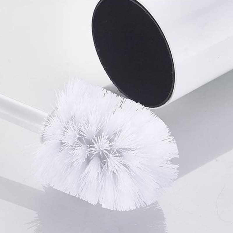 Escova Sanitária Em Alumínio Premium Com Suporte Elegante