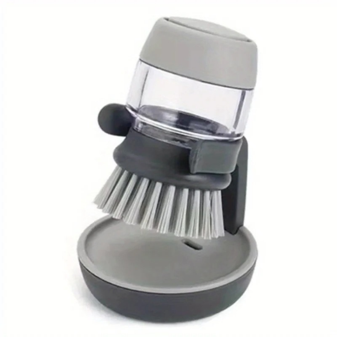 Escova de Lavar Louça com Dispensador e Suporte Prático