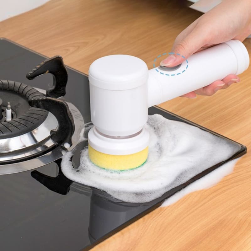 Escova Elétrica Rotativa Multiuso Com Bateria USB