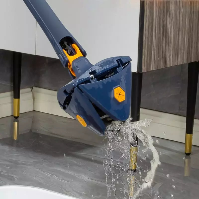 Esfregão Giratório 360 Triangular em Microfibra Kit 5