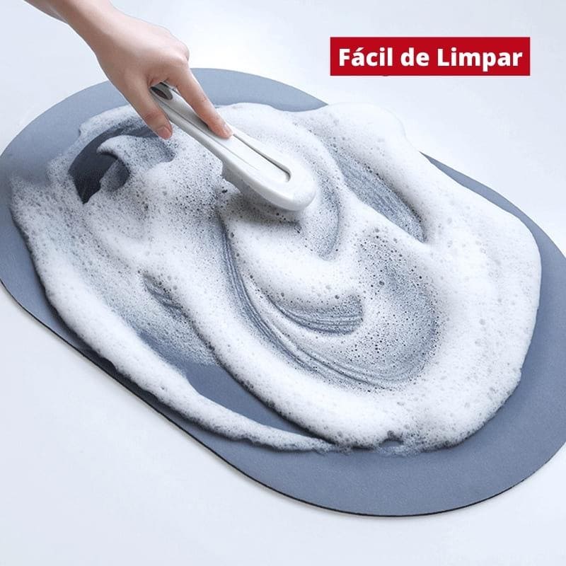 Tapete de Banheiro Antiderrapante Absorvente Premium