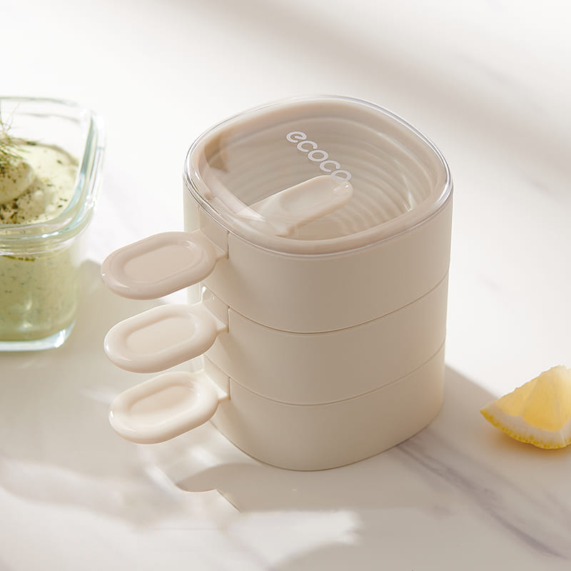 Forma de Picolé de Silicone com Tampa Hermética