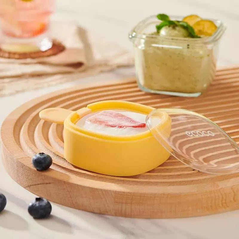 Forma de Picolé de Silicone com Tampa Hermética