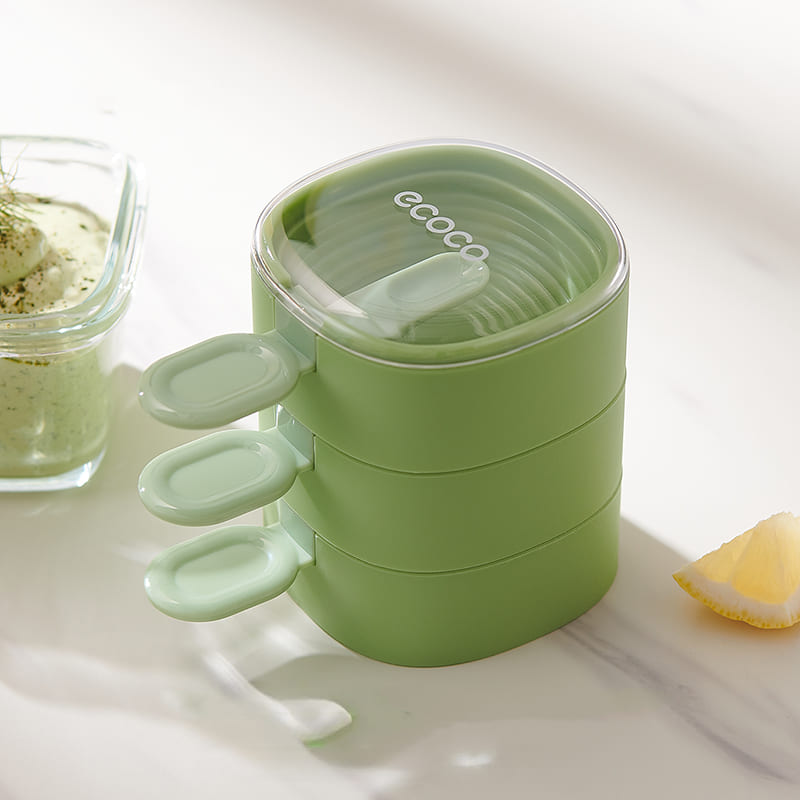 Forma de Picolé de Silicone com Tampa Hermética