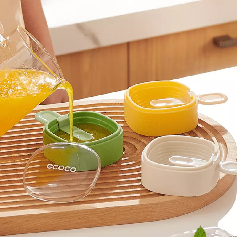 Forma de Picolé de Silicone com Tampa Hermética