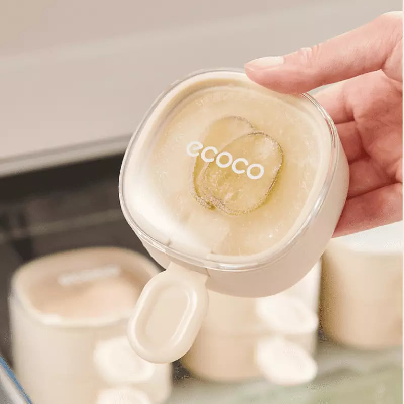 Forma de Picolé de Silicone com Tampa Hermética