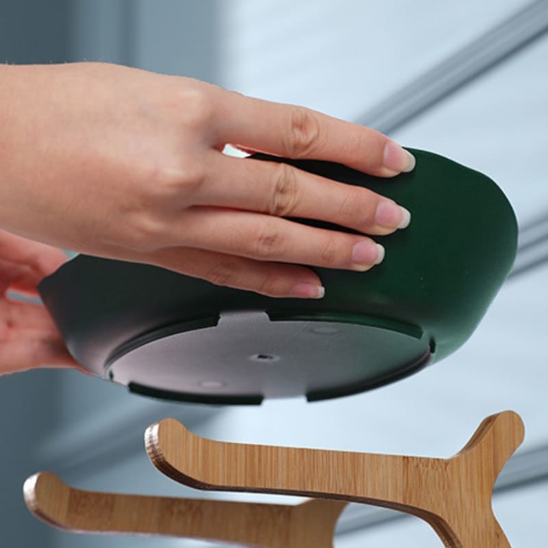 Fruteira de Mesa em Bambu com Cestas Organizadora