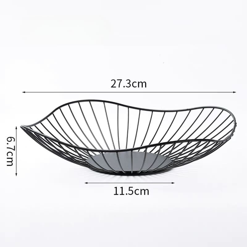 Fruteira Cesta de Mesa em Metal Durável e Sofisticada