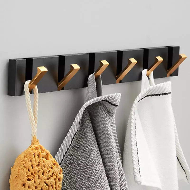 Ganchos De Parede Em Alumínio Dobráveis E Retráteis