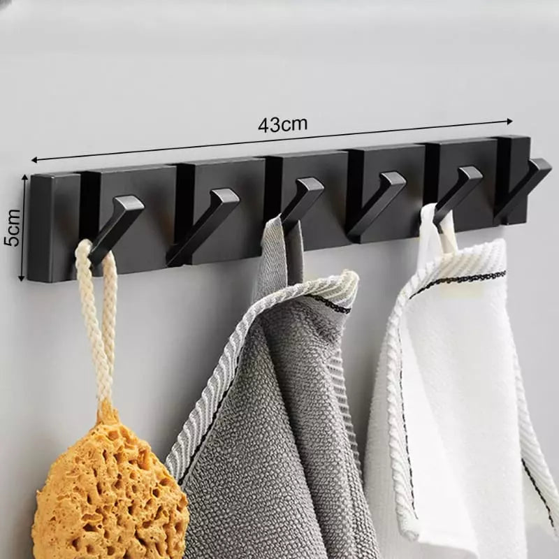 Ganchos De Parede Em Alumínio Dobráveis E Retráteis