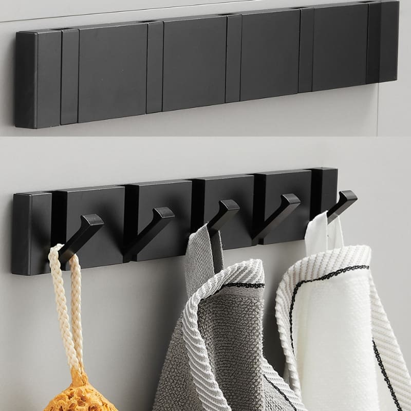 Ganchos De Parede Em Alumínio Dobráveis E Retráteis