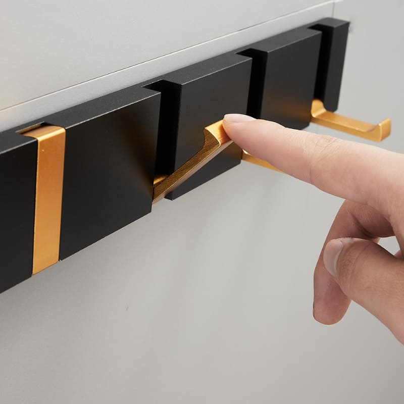 Ganchos De Parede Em Alumínio Dobráveis E Retráteis