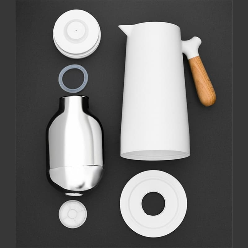 Garrafa Térmica 1L Em Vidro Borossilicato