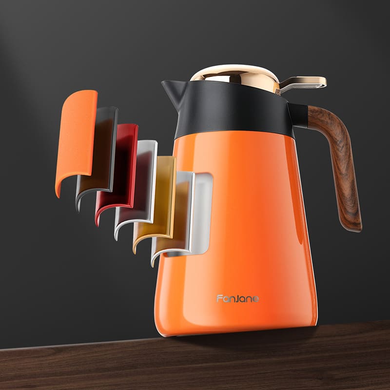 Garrafa Térmica de Inox 1,6L com Separador de Chá