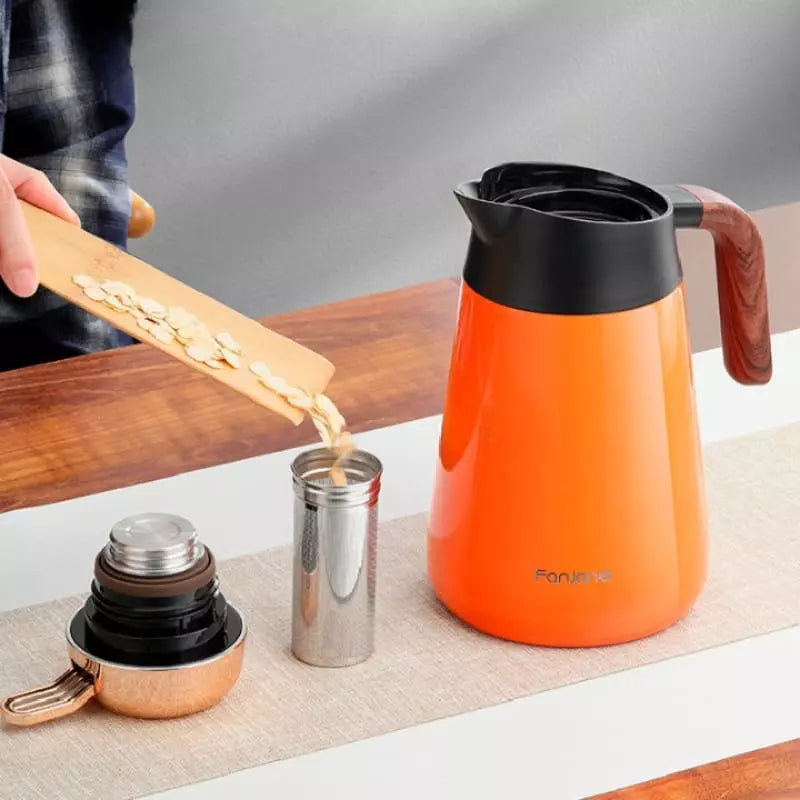 Garrafa Térmica de Inox 1,6L com Separador de Chá