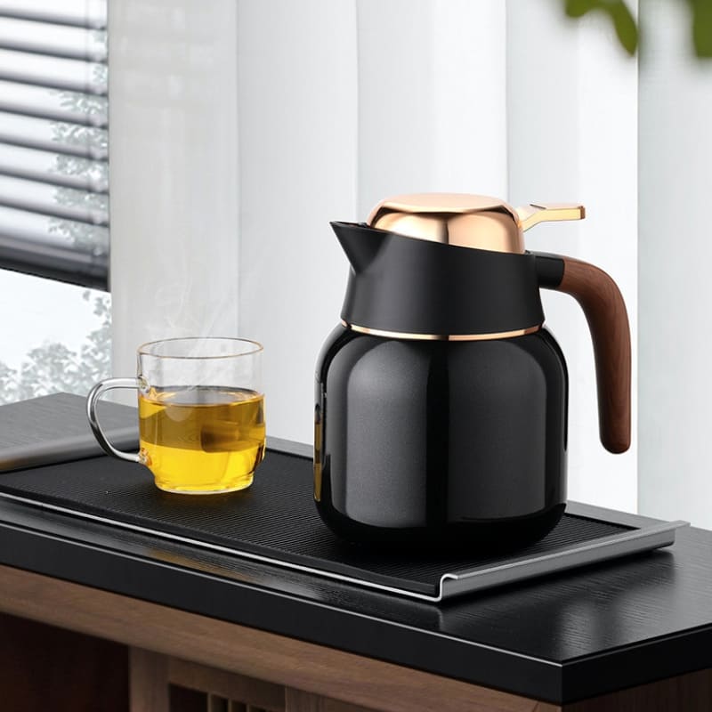 Garrafa Térmica de Inox 1L com Revestimento Cerâmico