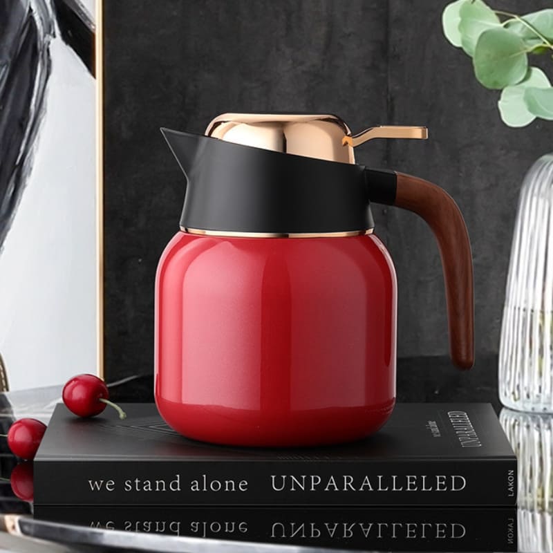 Garrafa Térmica de Inox 1L com Revestimento Cerâmico