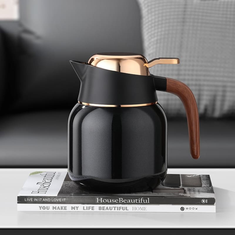 Garrafa Térmica de Inox 1L com Revestimento Cerâmico