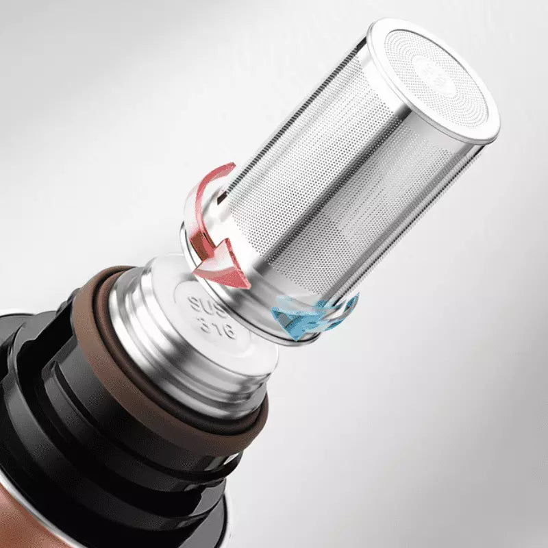 Garrafa Térmica de Inox 1L com Revestimento Cerâmico