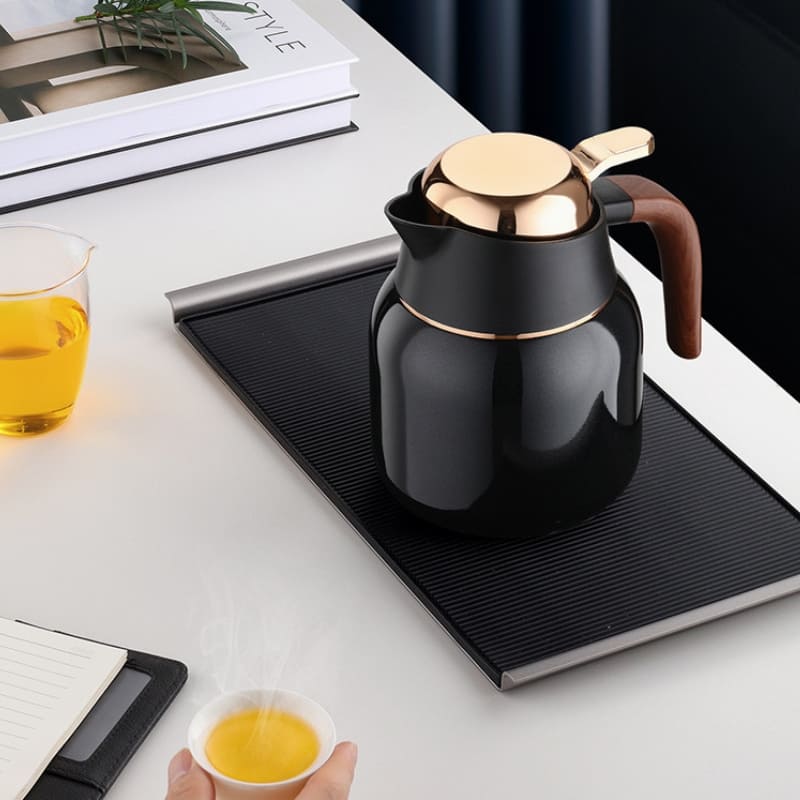 Garrafa Térmica de Inox 1L com Revestimento Cerâmico