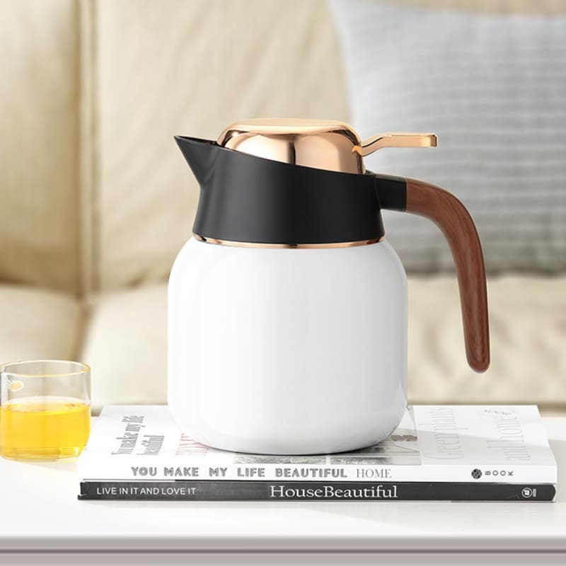 Garrafa Térmica de Inox 1L com Revestimento Cerâmico