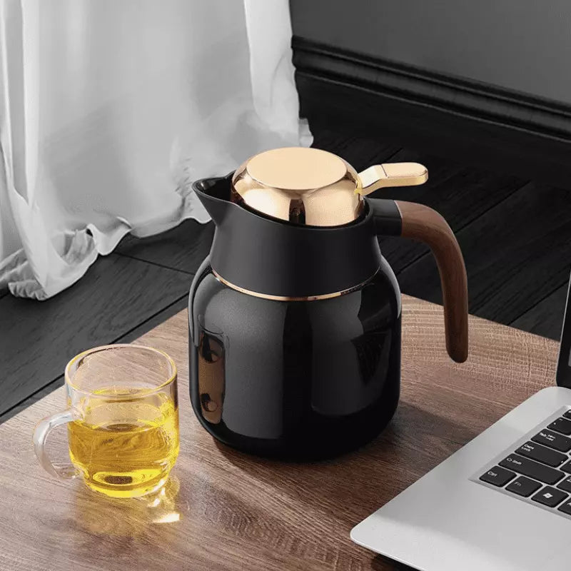 Garrafa Térmica de Inox 1L com Revestimento Cerâmico