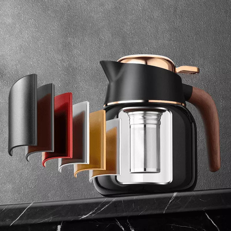 Garrafa Térmica de Inox 1L com Revestimento Cerâmico