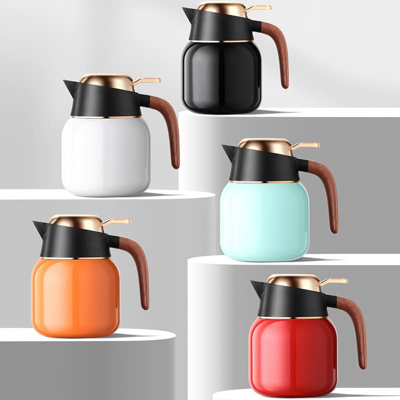 Garrafa Térmica de Inox 1L com Revestimento Cerâmico