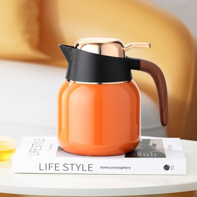 Garrafa Térmica de Inox 1L com Revestimento Cerâmico