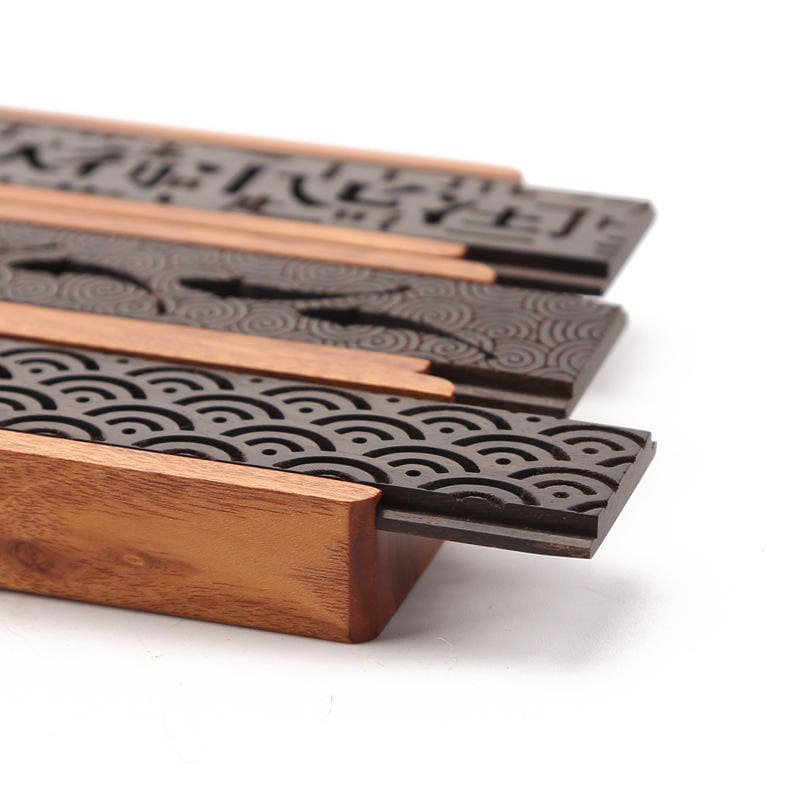 Incensário Para Vareta Em Madeira Natural Artesanal