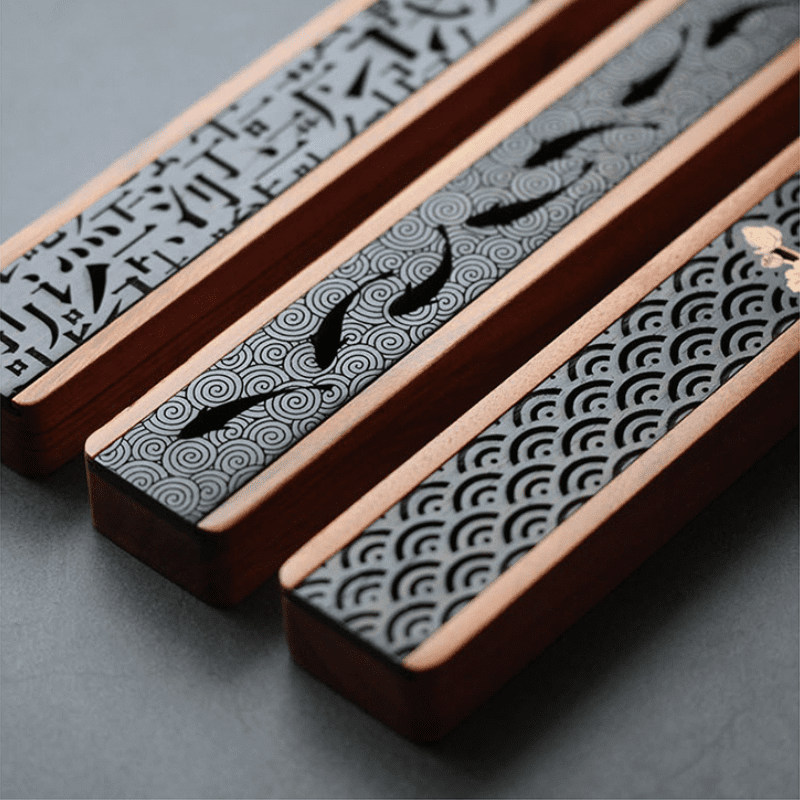 Incensário Para Vareta Em Madeira Natural Artesanal