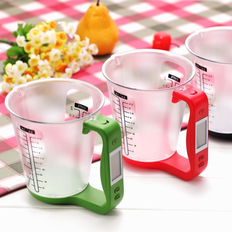 Jarra com Balança Digital e Copo Medidor Transparente