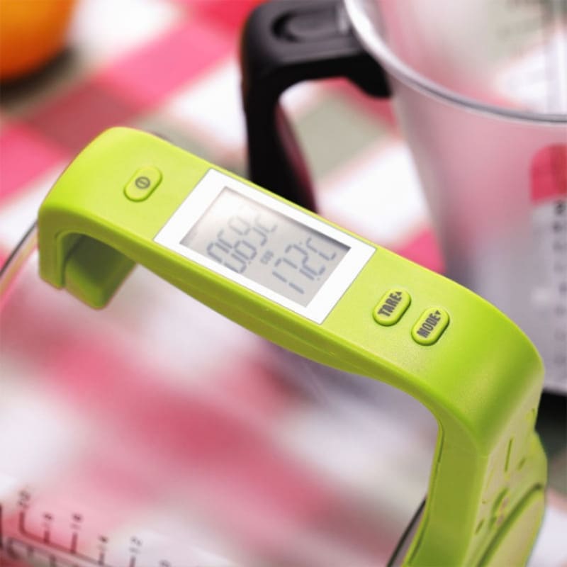 Jarra com Balança Digital e Copo Medidor Transparente