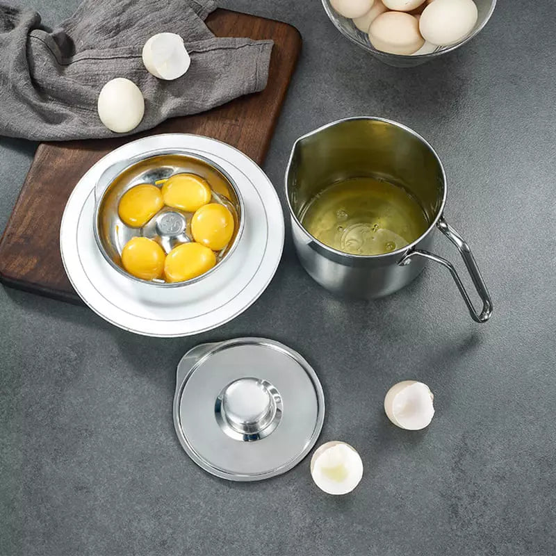 Jarra de Inox  1,5L com Separador de Gema e Tampa