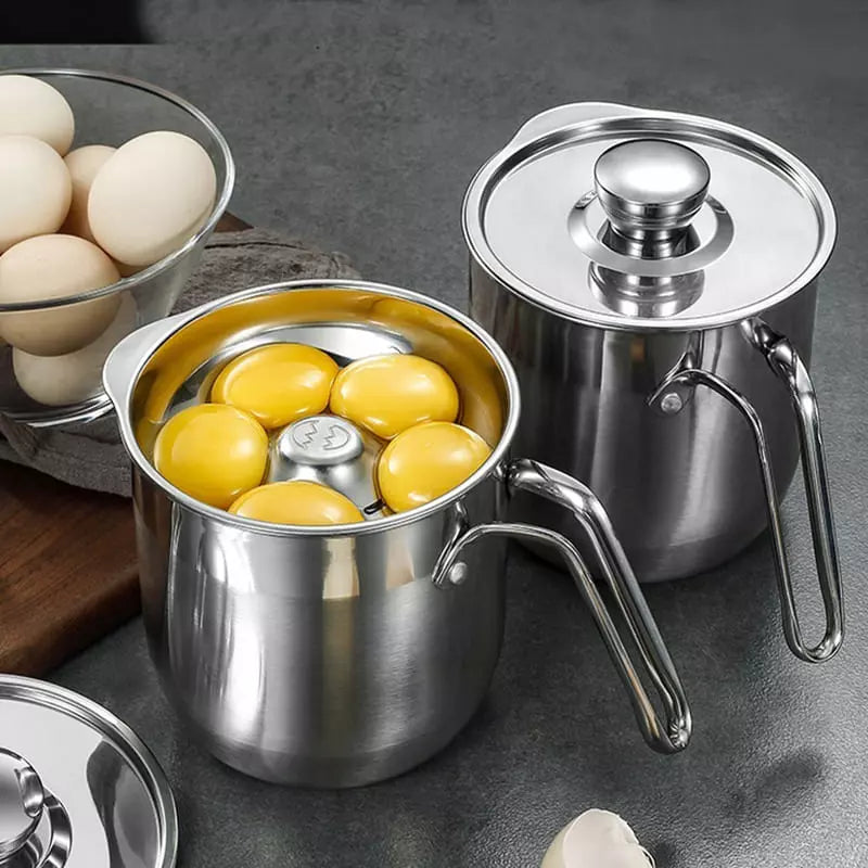 Jarra de Inox  1,5L com Separador de Gema e Tampa