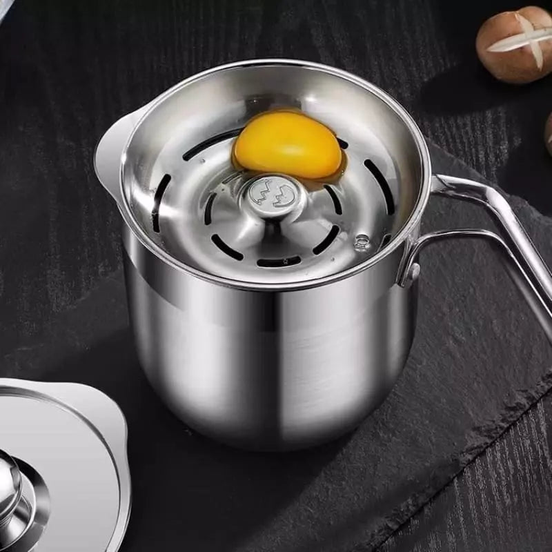 Jarra de Inox  1,5L com Separador de Gema e Tampa