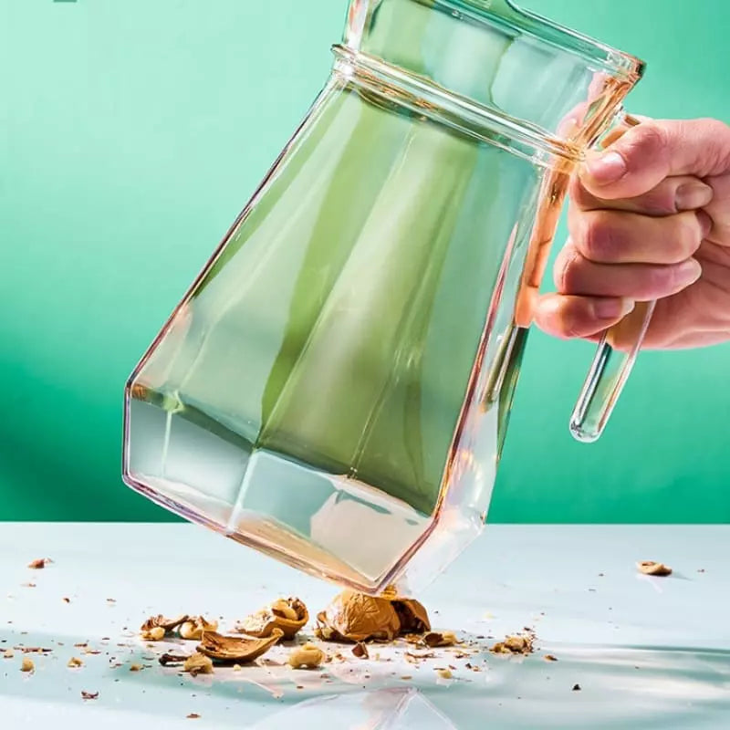 Jarra de Vidro Borossilicato 1,8L com Tampa e Bico Elegante