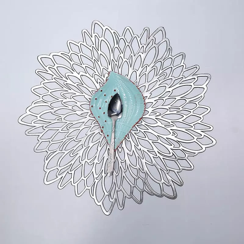 Jogo Americano Em PVC Antiderrapante Resistente Ao Calor