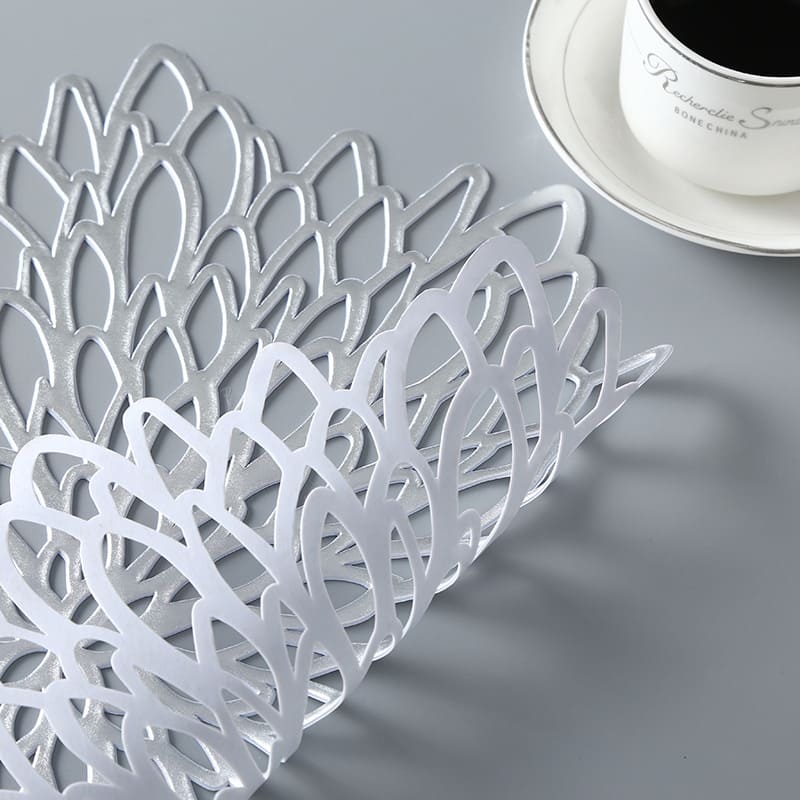 Jogo Americano Em PVC Antiderrapante Resistente Ao Calor