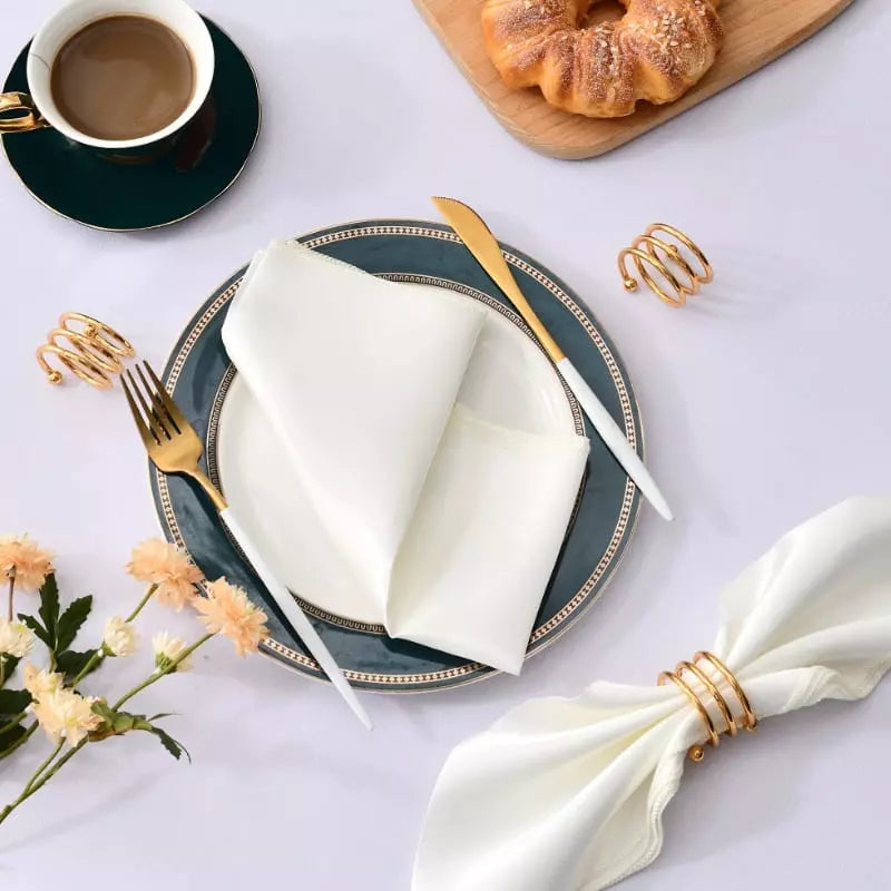 Jogo de Guardanapos de Cetim 12 Peças 30cm Colorido