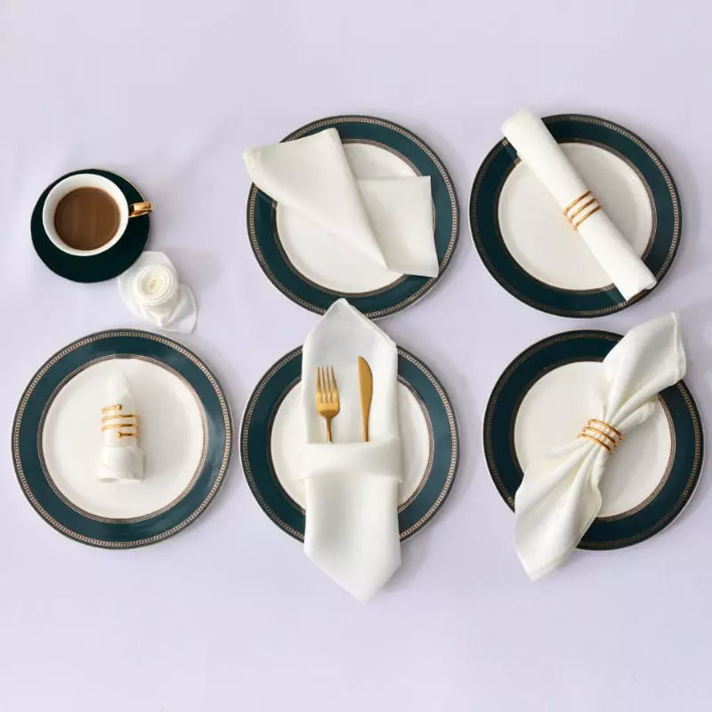 Jogo de Guardanapos de Cetim 12 Peças 30cm Colorido