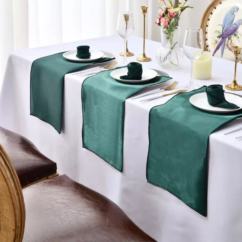 Jogo de Guardanapos de Cetim 12 Peças 30cm Colorido