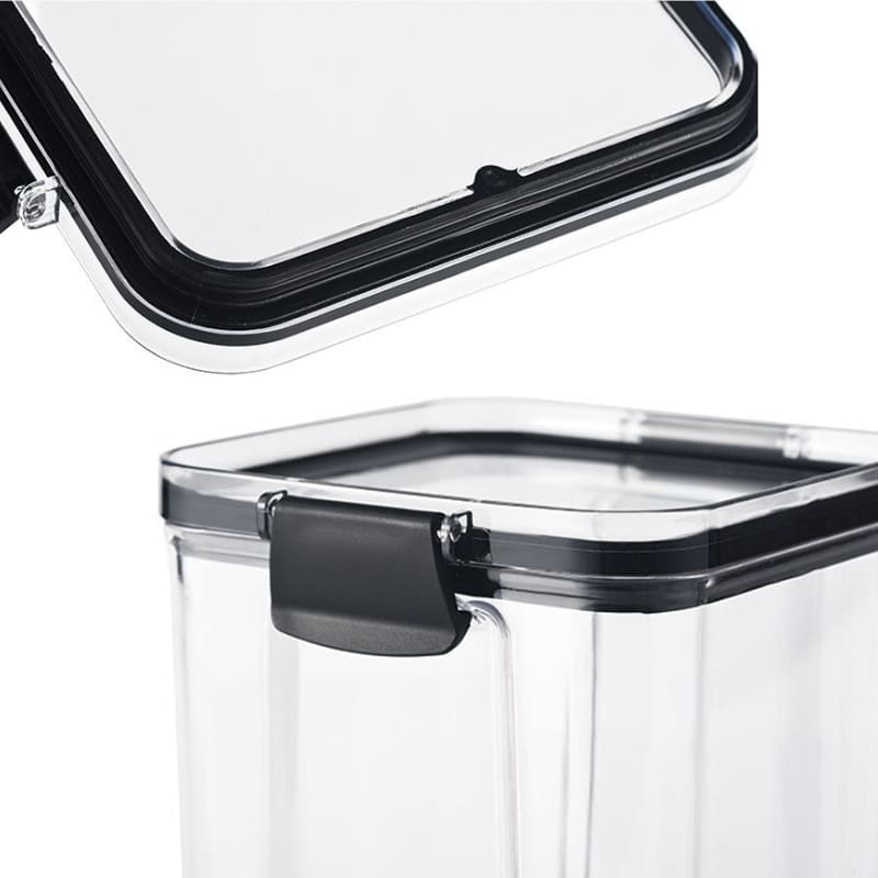 Jogo de Potes Herméticos em Plástico com Travas - 4 Peças