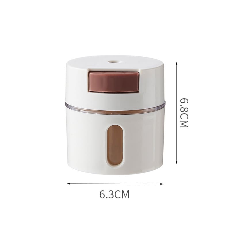 Porta-Temperos Magnético 6 Peças Com Medidor