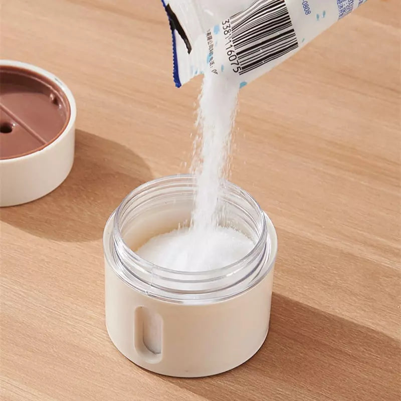 Porta-Temperos Magnético 6 Peças Com Medidor