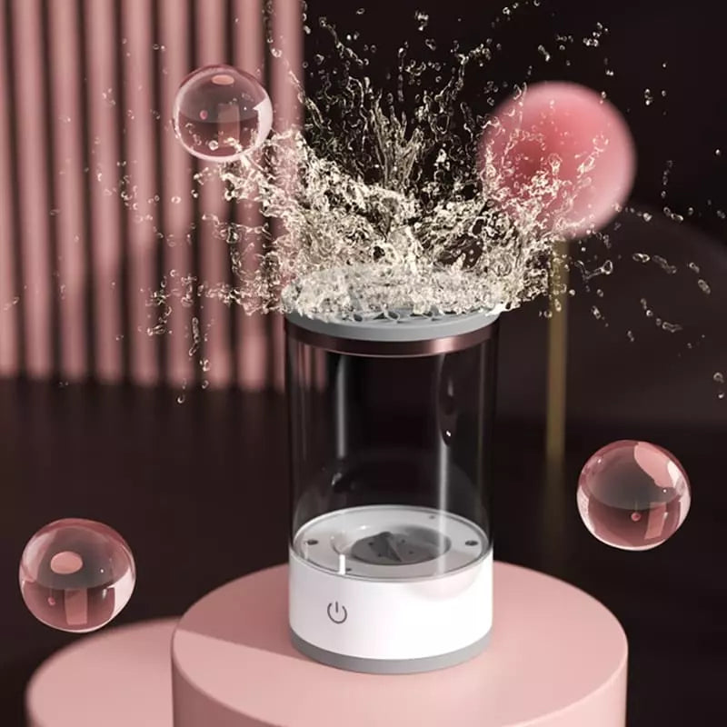 Limpador de Pincéis Elétrico com Tampa de Silicone